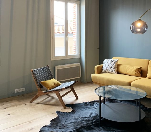Rénovation du sol au plafond pour ce T2 en plein cœur de Toulouse
