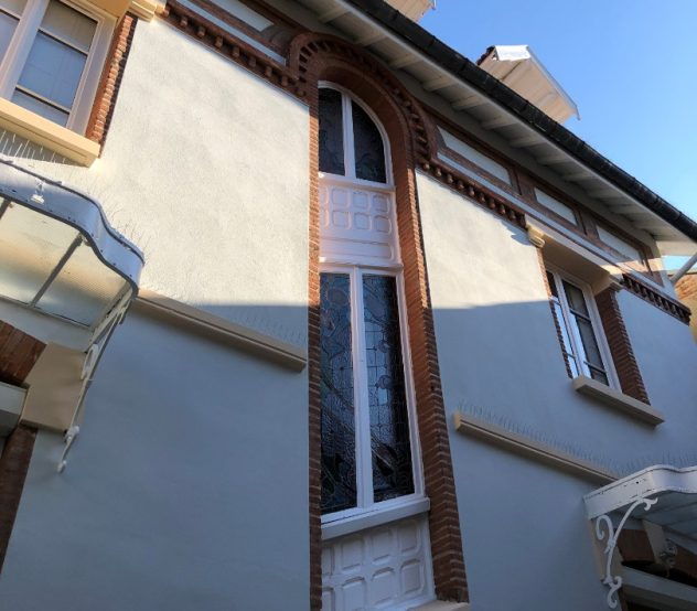 Rénovation d&rsquo;une façade d&rsquo;une superbe villa au centre de Toulouse