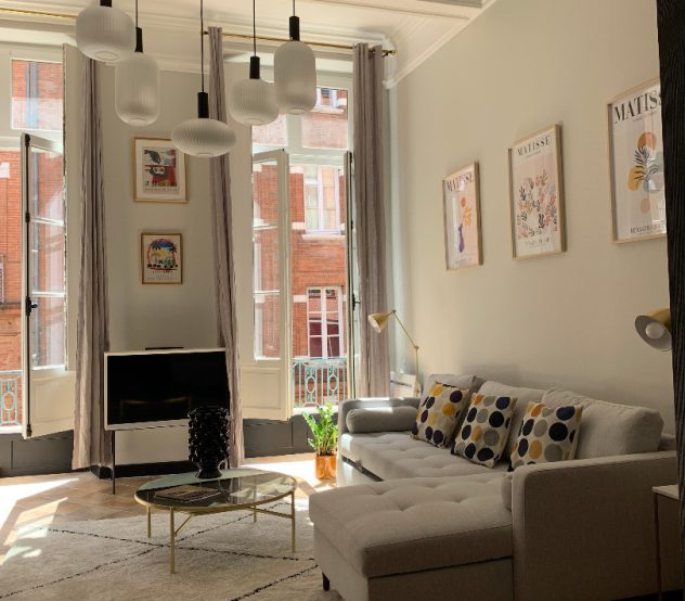 Superbe rénovation d&rsquo;un appartement de deux pièces en plein cœur de Toulouse